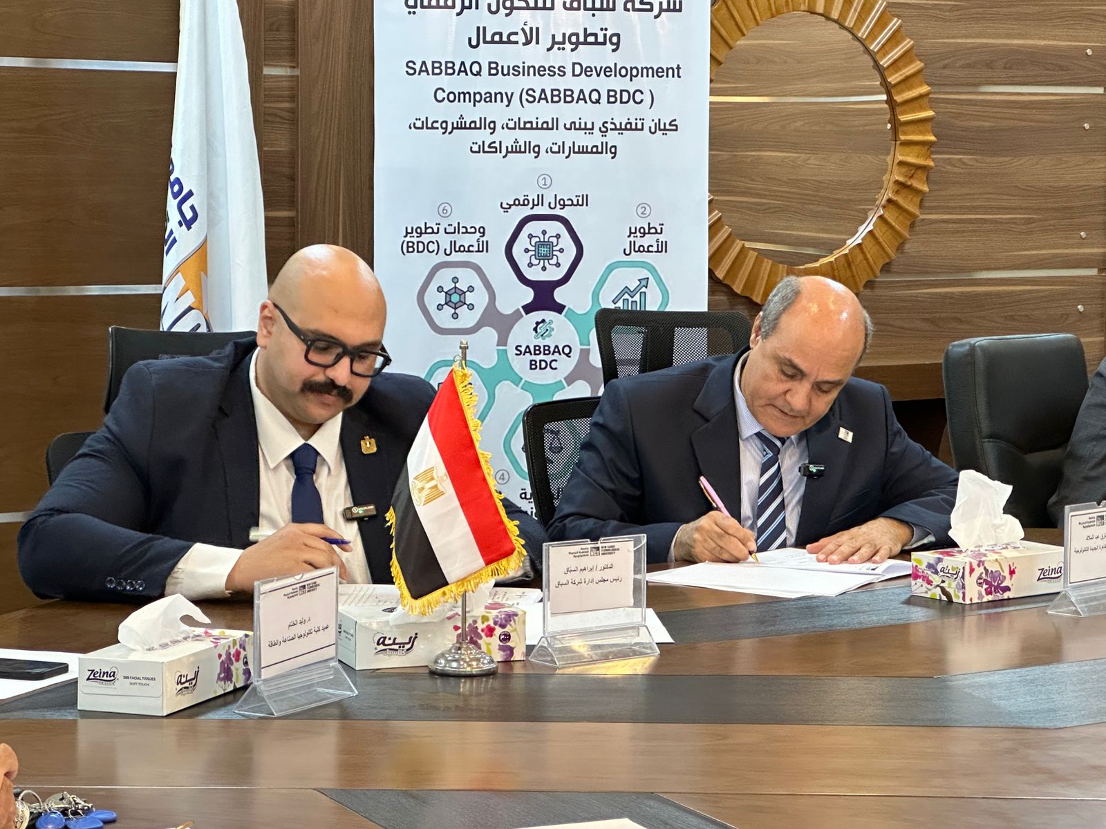 جامعة القاهرة التكنولوجية توقّع بروتوكول تعاون مع شركة سبّاق لدعم الابتكار والاستثمار