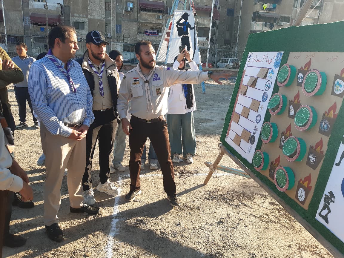 جامعة بورسعيد تصنع المستقبل في معسكر الجوالة بتحية العلم وروح القيادة