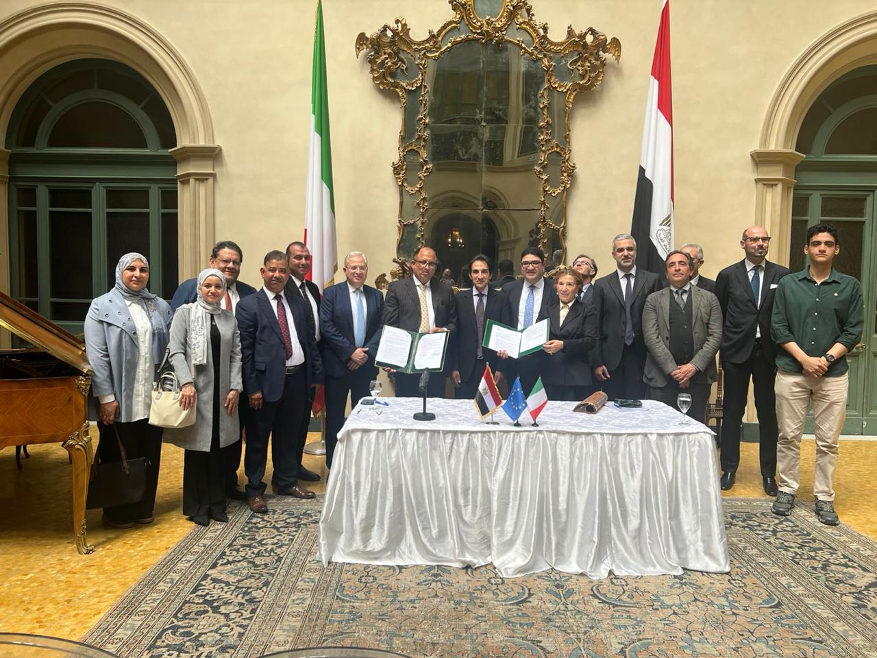 توقيع مذكرة تفاهم بين جامعة العاصمة ويونينتونو الإيطالية 