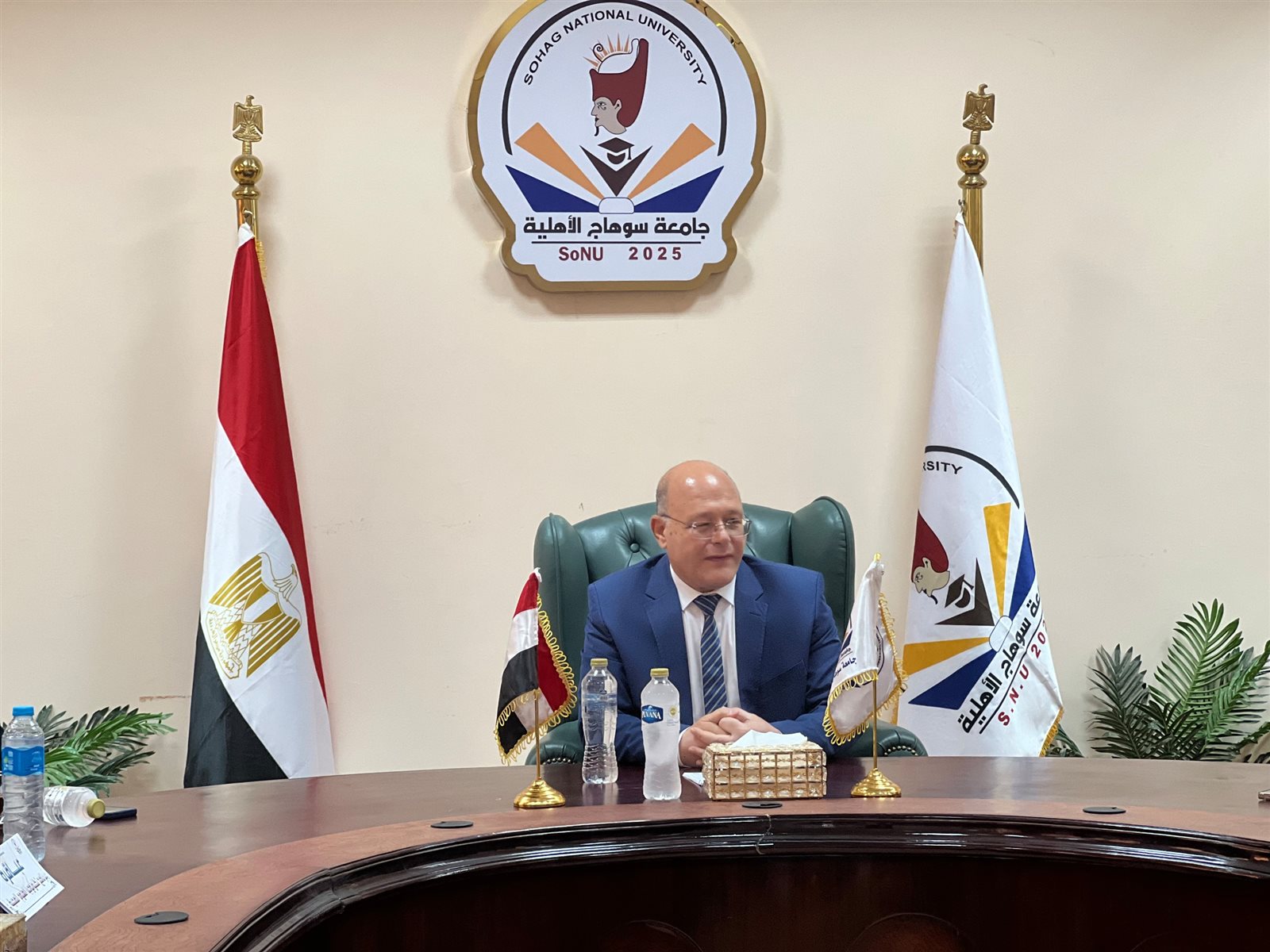 الدكتور حسان النعمانى رئيس جامعة سوهاج الأهلية