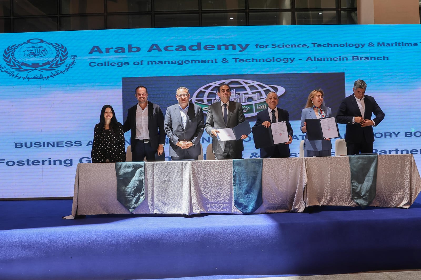 الأكاديمية العربية للعلوم والتكنولوجيا ترسم خريطة جديدة للشراكات الدولية من العلمين
