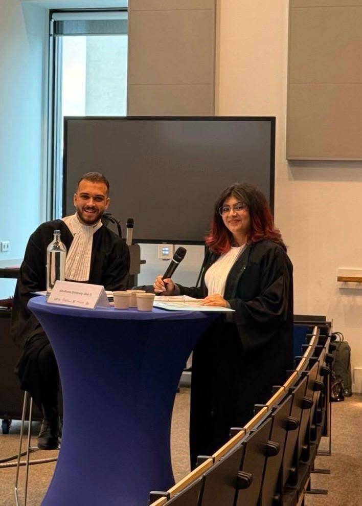 جامعة عين شمس تحصد وصافة العالم في مسابقة المحاكمة الصورية الدولية بأمستردام