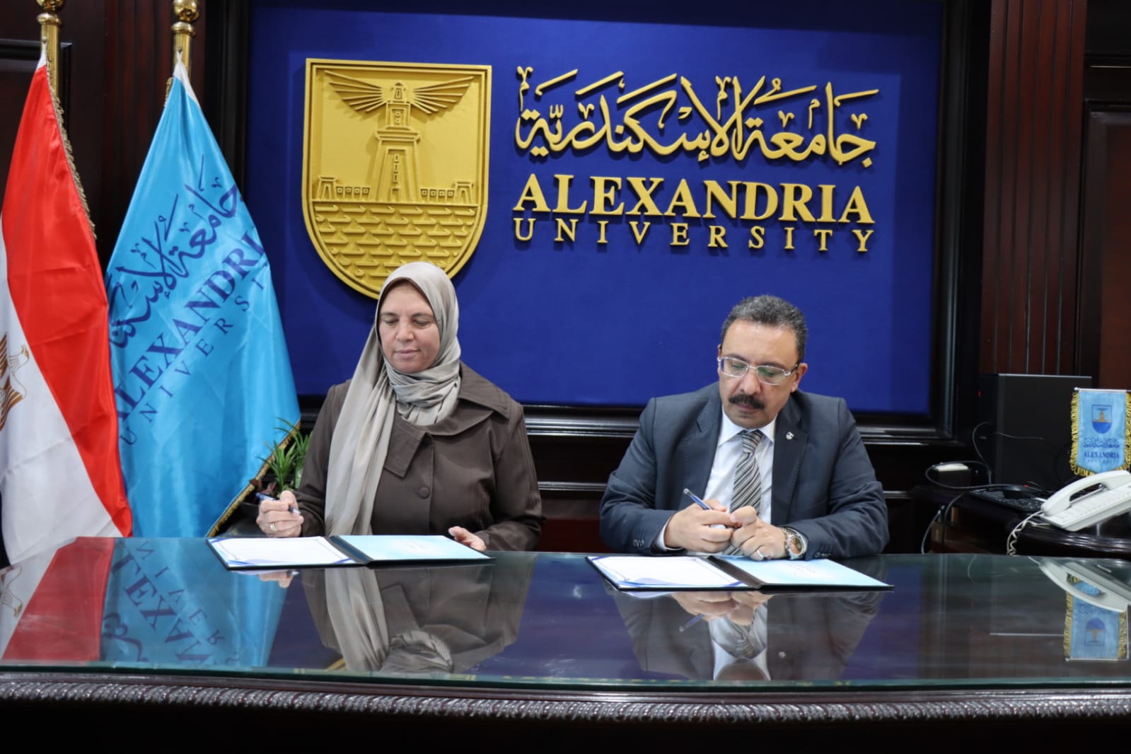 جامعة الإسكندرية تدعم المستشفيات الجامعية بشراكة صحية جديدة مع مؤسسة تداووا
