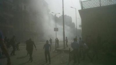 مصرع طالب  وإصابة 8 آخرين بينهم ضابط شرطة بطلقات نارية في اشتبكات مع انصار مرسي