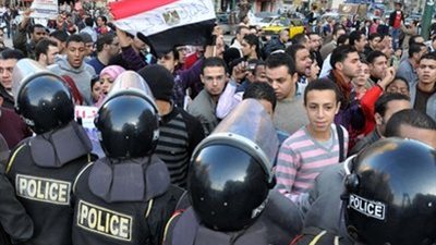 ثلاثة مطالب للحركات الطلابية بجامعة الاسكندرية في المظاهرات