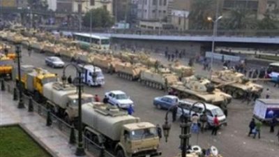 9 حاملات جنود للقوات المسلحة تصل التحرير للتأمين