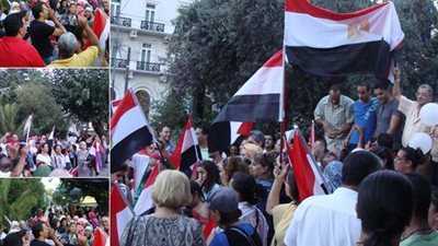 ابناء الجالية المصريه في اثينا :جيشنا عظيم ودائما ناصرا للحق واحتفالاتنا مستمرة 