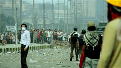 الأمن يتصدي لمحاولة اقتحام نجدة شرطة 6 أكتوبر