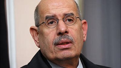 البرادعي يغادر القاهرة إلي فيينا