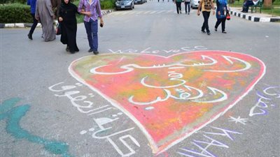 طلاب «المنصورة» يتظاهرون لتأييد السيسي ردًا على مظاهرات «الإخوان»