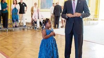 رسالة اعتذار من أوباما  بسبب غياب طفلة عن المدرسة