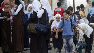 بالفيديو .. شاهد تلاميذ الجيزة بتلقائية 