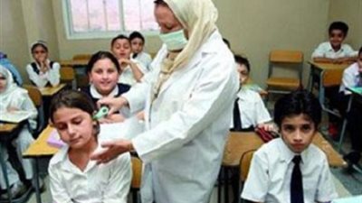 حملات توعية بالغدة النكافية بمدارس الوادي الجديد