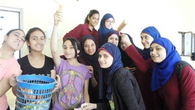 طلاب عابدين يبدعون فى يوم الرياده