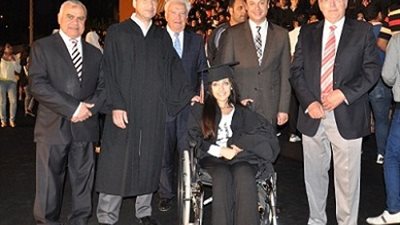 منصور في حفل تخرج طلاب الالمانية .. الجامعة اصبحت 