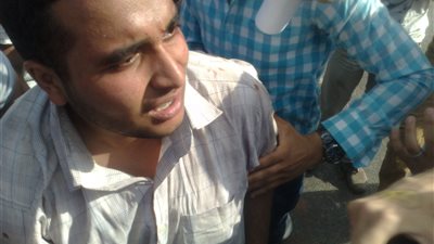 طلاب سوهاج يتظاهرون للتضامن مع طلاب الازهر