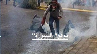 نقل طالب الازهر الذي طعن جندي بالامن المركزي بسكين  بمدرعة الي القسم