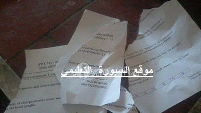 ايقاف امتحانات 5 كليات بجامعة الازهر.. وطالبات الاخوان مزقن اجابات الفارما