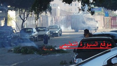 كر وفر بين طلاب الاخوان والامن قبل وصولهم لوزارة الدفاع