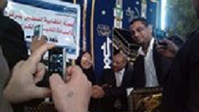 تكريم المراغي المعلم المثالي في احتفال ادارة البلينا بعيد المعلم