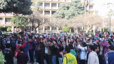 فض مسيرة طلاب الأخوان بالاسكندرية
