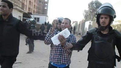 مظاهرة لطلاب الاخوان بجامعة المنصورة للافراج عن المحبوسين