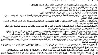 المشاط ..رداً على تساؤلات الحافز الأعباء الوظيفية