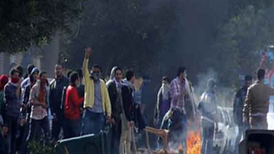 مسيرة لطلاب الإخوان بجامعة دمنهور في أول أيام الدراسة