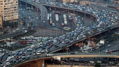 زحام مروري في شوارع القاهرة والجيزة بسبب بدء الدراسة