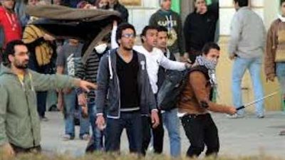 الامن الادارى لكلية التربية الإسكندرية يشتبك مع طلاب جماعة الإخوان المسلمين