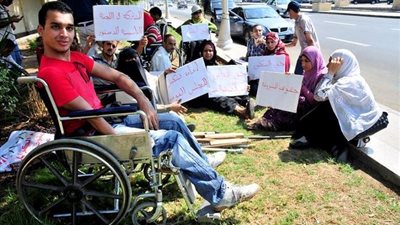 اليوم .. وقفة احتجاجية لمعاقى البحيرة أمام مجلس الوزراء للمطالبة بتوفير الخدمات والرعاية