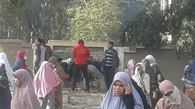 مسيرة لطلاب الاخوان بجامعة الازهر