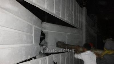 فيديو كارثي  ..طلاب الاخوان حطموا منشأت  جامعة الازهر