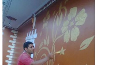 بالصور..صرخة معلم مؤقت ..لولا النقاشة كنت اتشردت