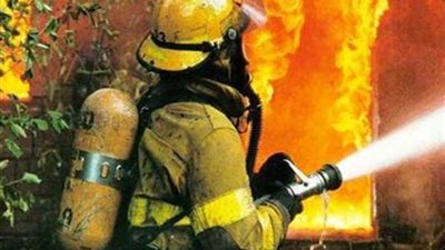 مجهولون يضرمون النيران في سرادق للسيسي ببورسعيد