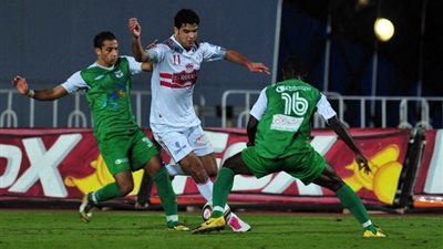 المصرى يفوز على الزمالك بقيادة ميدو 1 - صفر