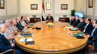 منصور يترأس اجتماعا لمجلس الأمن القومي لبحث مستجدات الوضع الأمني ومشاكل الطاقة والأمن المائي