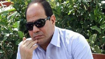 مجهولون يشعلون النيران في سرادق حملة السيسي بكفر سعد بدمياط