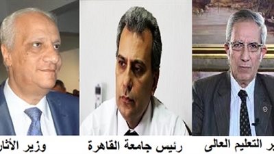 رئيس جامعة القاهرة يشيد باكتشاف كلية الأثار لمقبرة فرعونية بسقارة