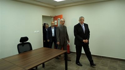 محلب يفتتح معهد الاورام  بحضور وزير التعليم العالي