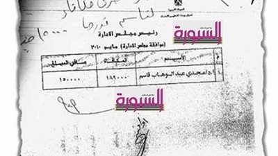 المراجعون بهئية الاعتماد فين فلوسنا ..وقاسم يصرف 150 الف جنيه شهريا