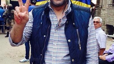 شريف منير يعطي صوته للسيسي بهاشتاج تحيا مصر