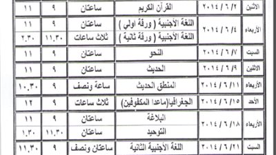 اليوم ..امتحانات الثانوية بالازهر ..وغدا الاعدادية ..شومان : لن اتردد في الغاء لجان الغش