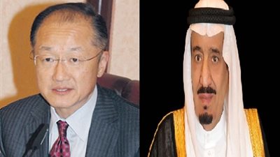 ولى العهد السعودى يستقبل رئيس البنك الدولى