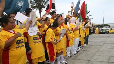 انطلاق الأولمبياد الخاص المصري بملاعب الأكاديمية البحرية بالأسكندرية