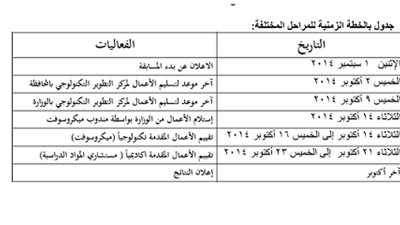 إطلاق مسابقة 