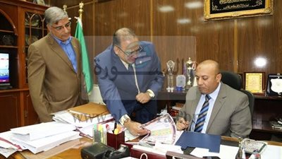بالصور ... محافظ المنوفية يعتمد نتيجة الشهادة الإبتدائية بنسبة نجاح 83,3  %