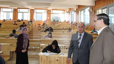 إنطلاق إمتحانات نهاية العام بجامعة كفرالشيخ