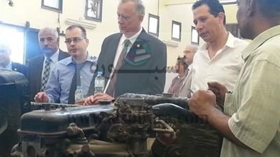 تعليم بني سويف يستقبل وفد لشركة غبور موتورز لدراسة التعاون بين التعليم  والشركة 