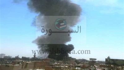 عاجل.. حريق هائل بسوق المنيرة بامبابة